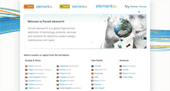 Desktop Screenshot of farnell.com