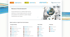 Desktop Screenshot of farnell.at